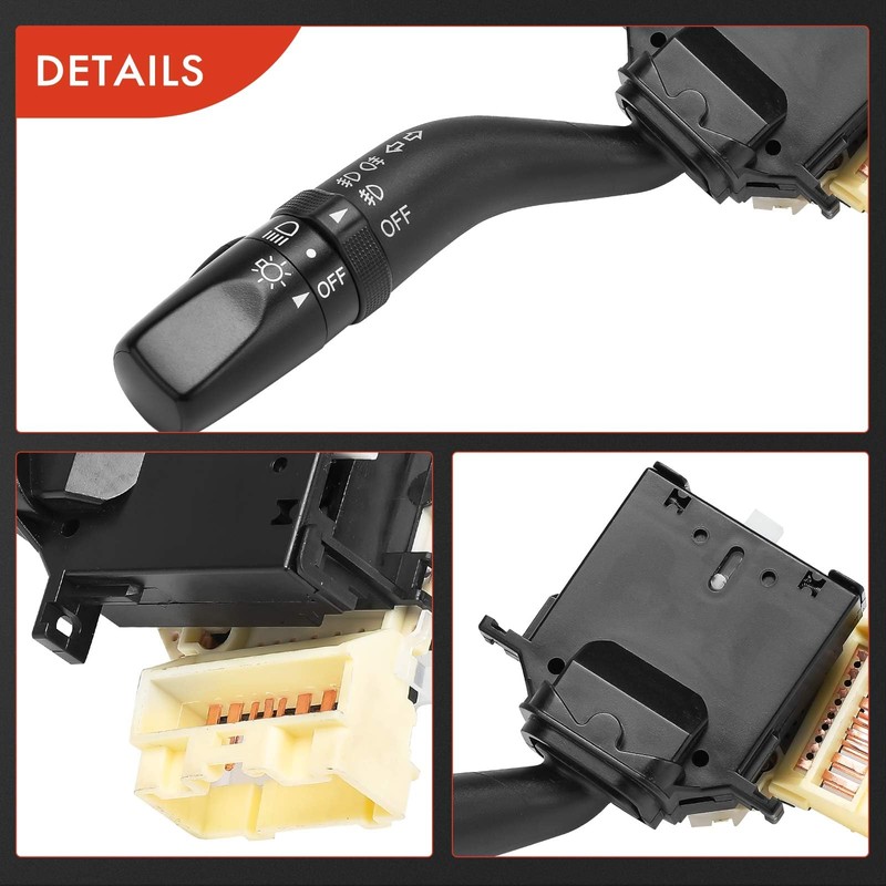 A-Premium Turn Signal Switch, Fog Light Multifunction Switch Lever Compatible