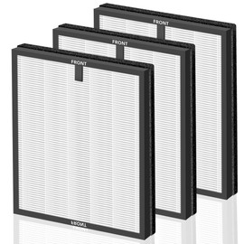 Pulluty HAP603 Replacement Filter for ECOSELF HAP603 Air Purifier,3-in-1 H13 Grate True HEPA Activated Carbon,3 Pack
