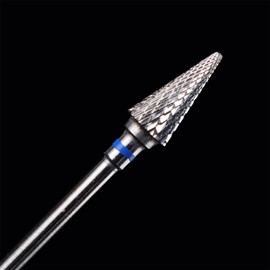 Beautilux Nail Drill Bits, Drill Bit for Nails, 3/32 Inch Nail Bits, Nail Cutter Attachments, for Nail Drill, Tungsten Carbide Drill Bit for Manicure Removal, Acrylic or Hard Gel (NDB-CONI-M)