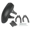 Motorcycle Rear Mudguard ABS Metal Black Tire Splash Guard Universal