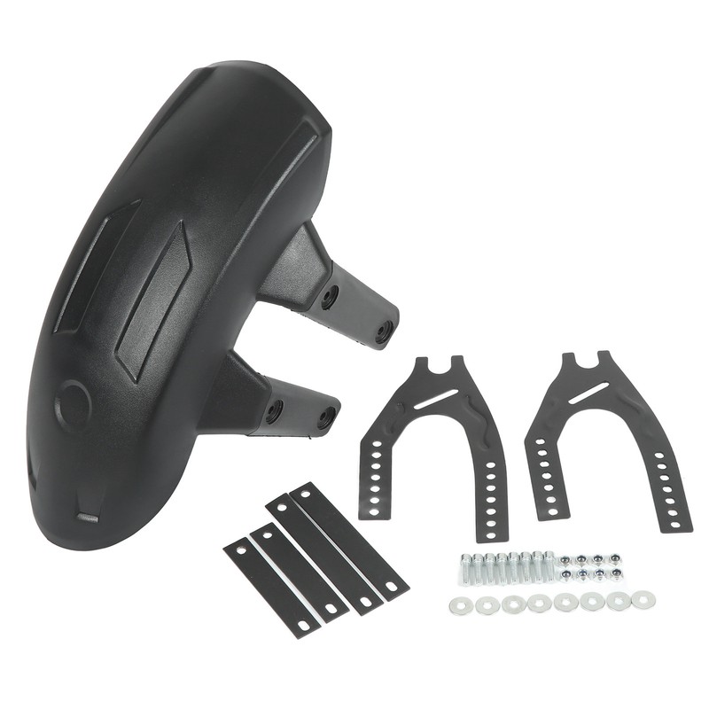 Motorcycle Rear Mudguard ABS Metal Black Tire Splash Guard Universal