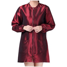 FRCOLOR Cooking Apron Grilling Aprons Hair Stylist Smock Hairdresser Cloth Long Sleeve Smock for Adults Grooming Apron Grooming Smock Clothes Protective Apron Work Spa Suit Water Proof