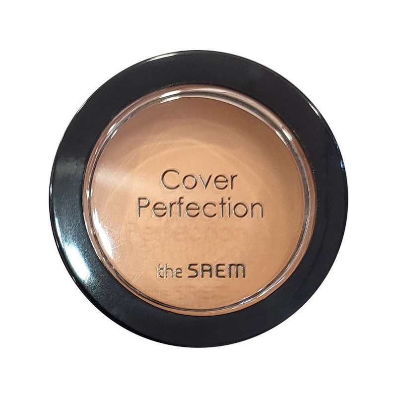 The Saem Cover Perfection Pot Concealer Peach Beige / 더샘