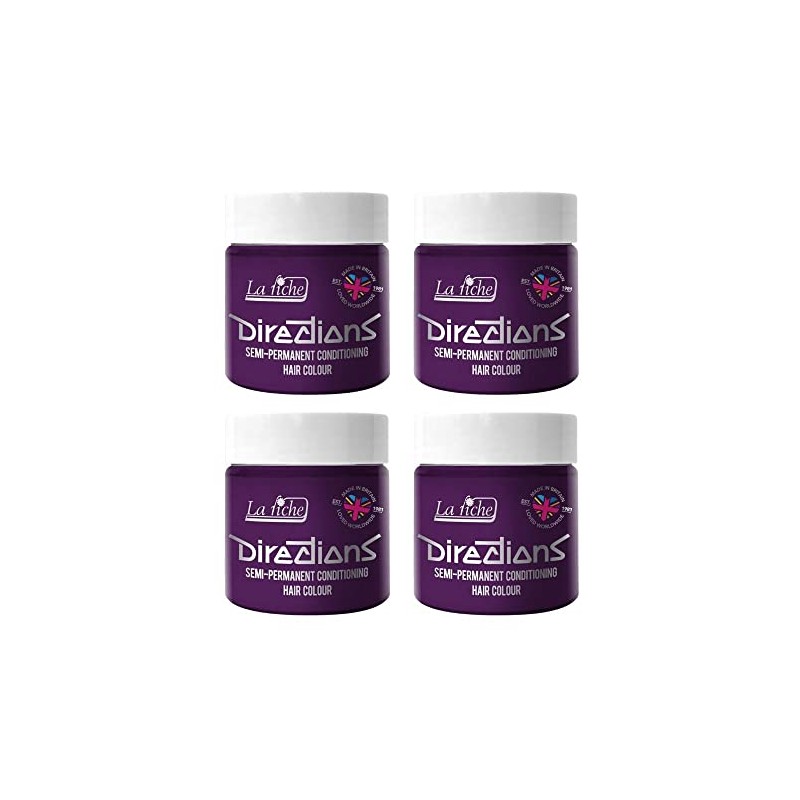 La Riche Directions Semi Permanent Hair Colour, Pack of 4