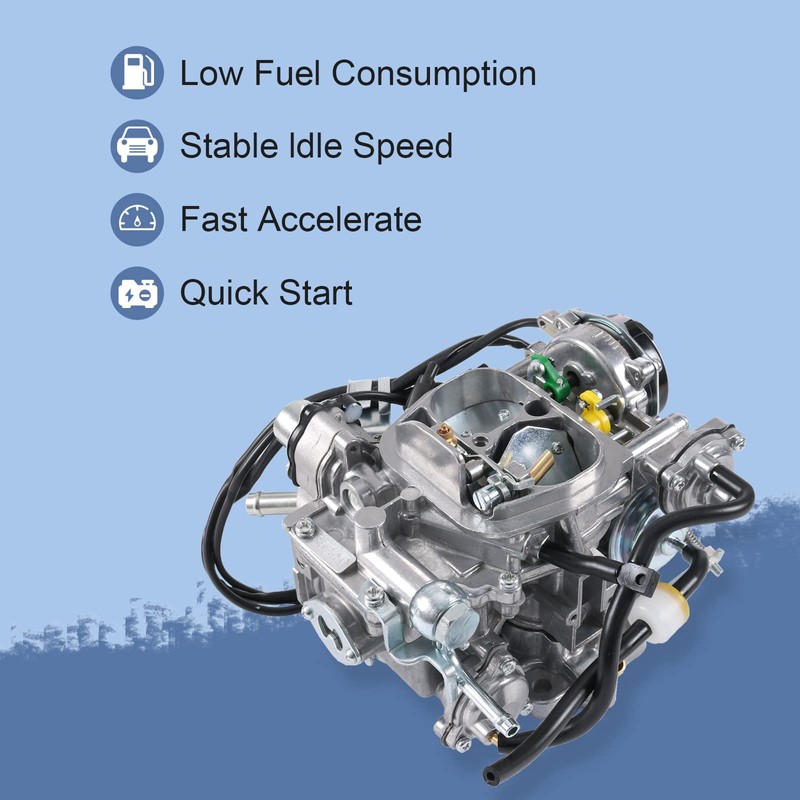 RALBDX 2 Barrel Carburetor Replacement For Toyota 22R Engines 1981-1987