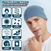 Headshion Cotton Skull Caps for Men Women,4-Pack Lightweight Beanie Sleep