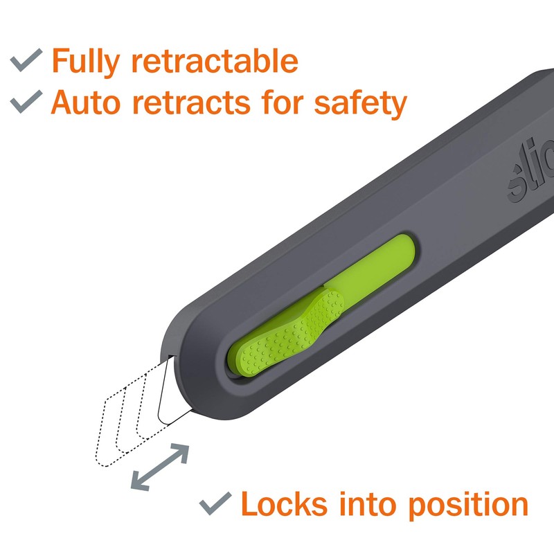 Slice Auto Utility Knife, 1 Pack, Blade Automatically Retracts