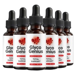 Unbranded (6 Pack) Glyco Genius Drops Support Blood Health and General Wellness