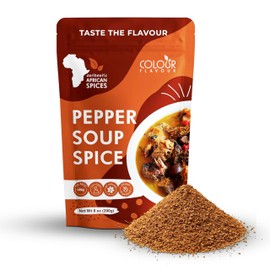 COLOUR FLAVOUR PEPPER SOUP SPICE SEASONING | Soup seasoning | Made from Organic Herbs and Spices | A Unique Blend of Whole Superfoods | No preservatives | No Chaff | No Added Color | All Natural