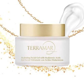 Terramar Gel Facial Hidratante con Ácidos Hialurónicos, 50g, Hidratación Intensa para Todo Tipo de Cutis