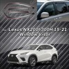 For Lexus NX200t 300H 2015-2021 In-Channel Vent Window Visor Sun
