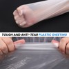 TranRantic 4 Pack Large Dust Sheets, Plastic Dust Sheets for