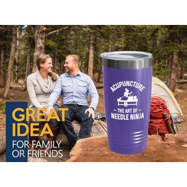 Purple Edition Viking Tumbler 20oz - Acupuncture The art - Chiropractors Physical Therapists Physician Assistants Naturopathic Physicians Massage Therapists.