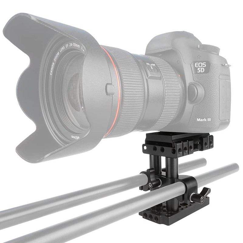 NICEYRIG Quick Release Base Kit 15mm Rail Riser Rig System