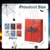 Tinoaly 24pcs Spider Party Favors Bags, 6 Styles Double Sided