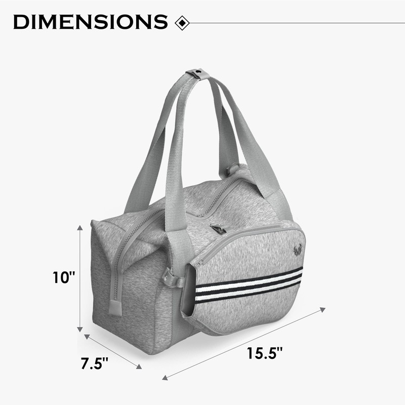 LITMON Pickleball Bag – Neoprene Duffel with Detachable Paddle Case,