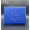 SEGOY PU Leather Disabled Badge Holder Wallet - Blue Badge