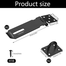 AMSGANK Hasp Padlock