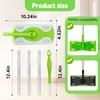 Mop Handle Compatible with Swiffer, Green Extra Long Detachable Mop