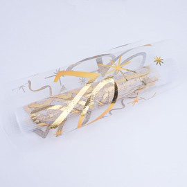 VIKY Table Runner Birthday, 70th Birthday Decoration, Shiny Gold Decoration, 70th Birthday Woman Table Decoration, Table Decoration Birthday 70, Party Decoration 70th Birthday Table Runner, 70th