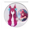 C&Q Peluca De Cosplay Lol Spirit Blossom Ahri Con Oreja