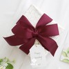MEEDEE Burgundy Grosgrain Ribbon 1-1/2 Inch Grosgrain Hair Ribbon 50
