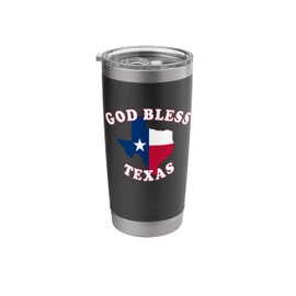 God Bless Texas Stainless Steel Insulated Tumbler