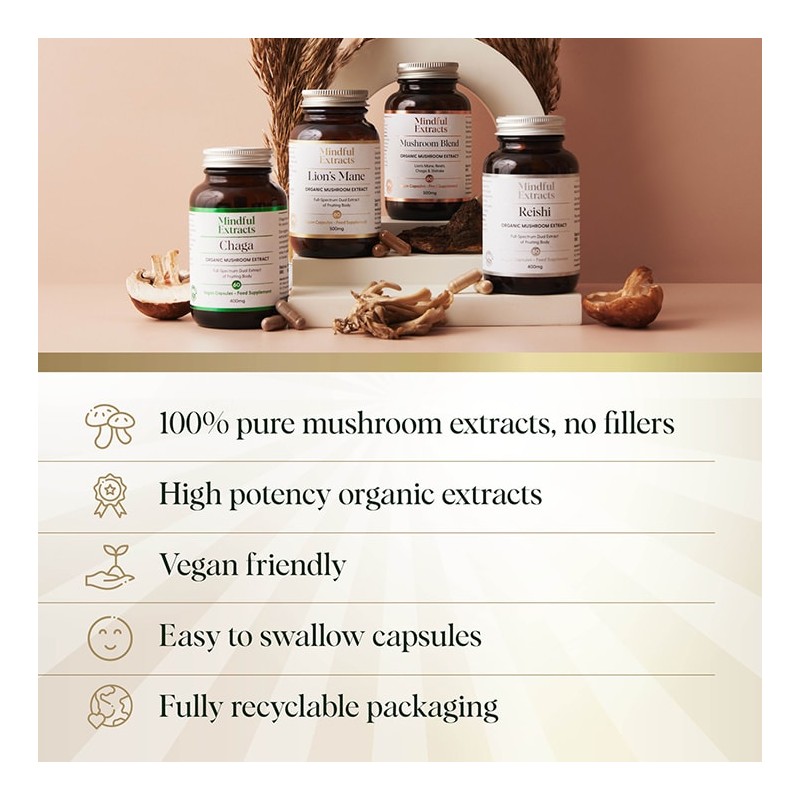 Mindful Extracts Organ Lion’s Mane Extract 60