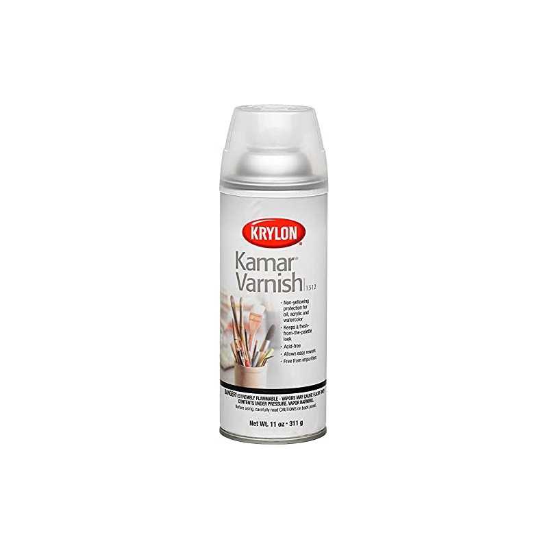 Krylon 1312 11 Oz Kamar? Varnish Spray by Krylon