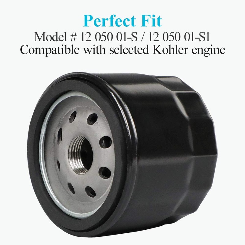HOODELL 2 Pack 12 050 01-S Oil Filter for Kohler