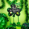Jetec Happy St. Patrick's Day Decor Shamrock Door Sign Irish