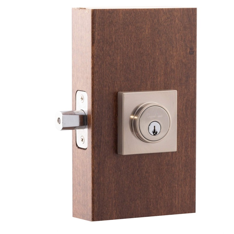 Copper Creek DBS2410SS Deadbolt Single Cylinder, Satin Stainless