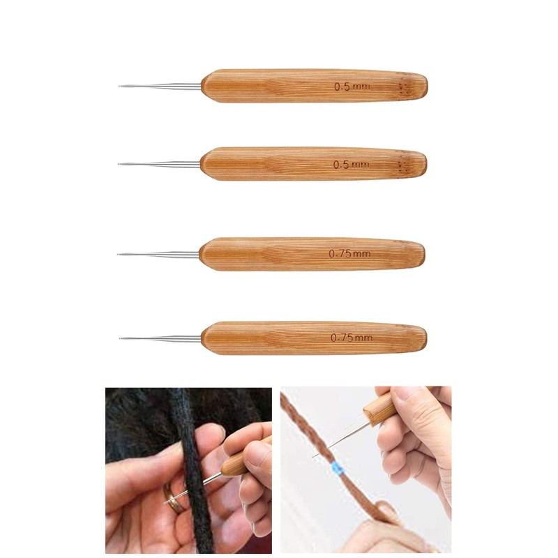 YFFSFDC Hair Braiding Dreadlock Braiding Tools Crochet Hooks Soft Touch