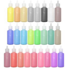 Woohome Color Art Sand Kit, Sand Art Bottles, Colored Sand Bottles for Painting, Crafts, Wedding Decor, Decorations (25 Color)
