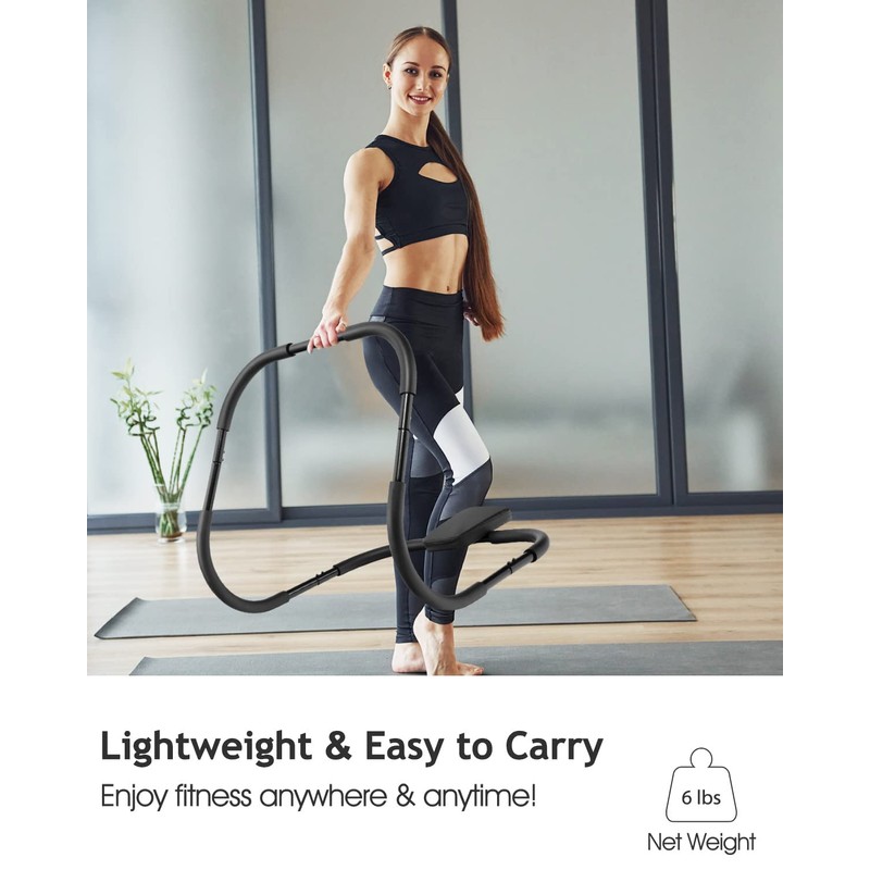 Ab Crunch Machine, Ab Roller for Home, Portable Ab Cruncher
