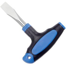 Yiqicomle T Handle Flat Head Screwdriver, 10mm T Handle Flat Head Screwdriver Tool for Slotted Screw Quick Release Camera Tripod Monopod Ergonomic Handle Screwdriver