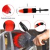FUKWUNTO Motorcycle Cleaning Kit 11pcs to Clean Motorcycle Engine Tires