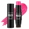 3-in-1 Cream Rouge Pen for Cheeks, Lips and Eyeshadow, Waterproof,
