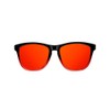 Northweek Unisex Gradiant Sunglasses, Black & Red - Red Polarized