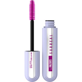 Máscara de pestañas lavable Surreal Extensions de Maybelline The Falsies, máscara voluminizadora y alargadora, negro intenso, 1 unidad                