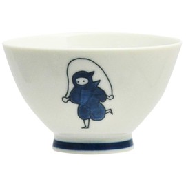 Ijinsha KYU-JITSU 85401 Rice Bowl 4.1 x 2.4 inches (10.3 x 6.0 cm) Ninja