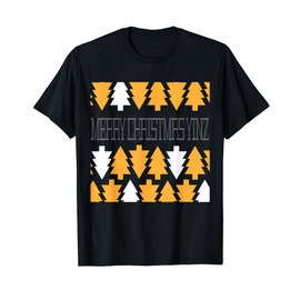 Pittsburgh Pride Merry Christmas Yinz T Shirt- Men, Women