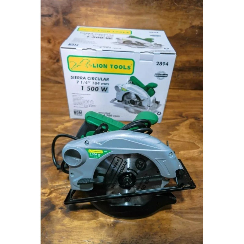 Lion Tools Sierra Circular Profesional 7 1/4 1500w Lion Tools