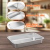 Onlyfire Non-Stick Deep Roasting Tin, Stainless Steel Roasting Tray for
