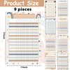 9 PCS Boho Rainbow Classroom Charts Boho Classroom Incentive Chart