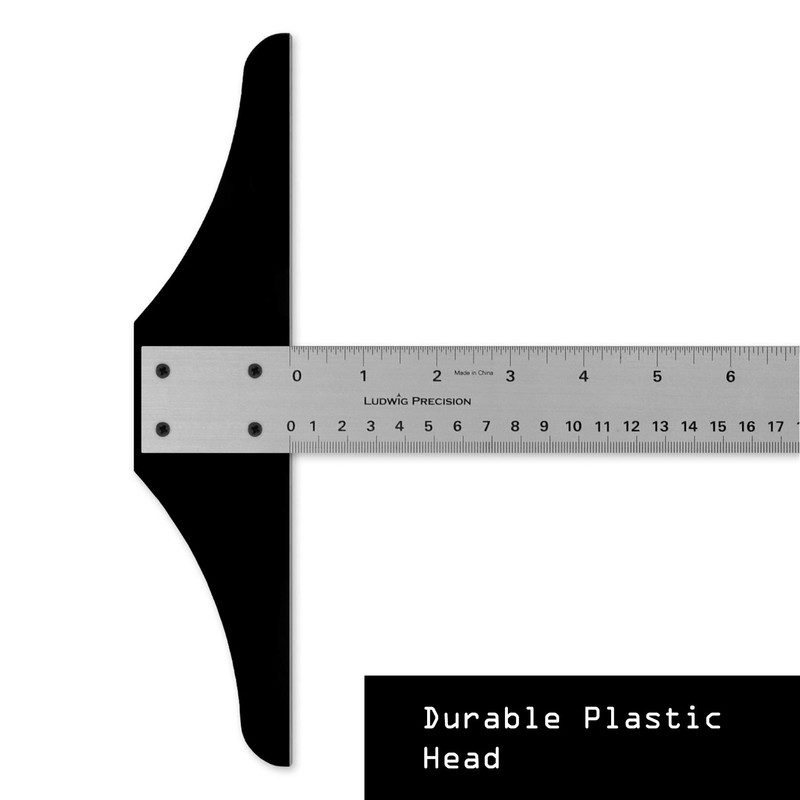 Ludwig Precision Standard Aluminum T-Square for Art Framing & Drafting,