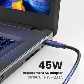 45W Dell Power Supply for Dell Inspiron13 14 15 17 3000 5000 7000 Series 3583 5555 5570 7558 7595 Latitude 3410 3500 3390 Dell LA45NM140 HA45 NNNM140Power Supply