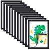 10 Pcs Magnetic Photo Frames, A4 Magnetic Picture Frame, Black