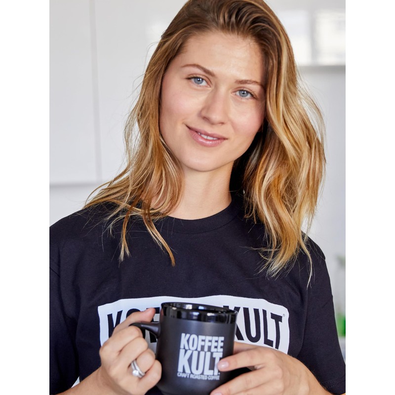 Koffee Kult Half Caff Coffee Whole Bean Dark Roast Half
