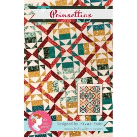 unknown Its Sew Emma Pattern - QUILTING DESIGN - POINSETTIAS